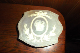 Vintage Incolay Studios Inc Cameo Trinket Box Genuine Incolay Stone - £23.18 GBP