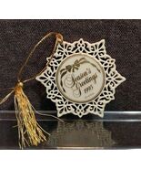 Vintage 1995 Lenox Christmas Flat Style Snowflake Ornament **NO BOX** - $509.15 MXN