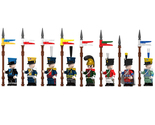 8Pcs Napoleonic Wars Uhlan Soldier Minifigures Medieval Guard Mini Figur... - $23.69