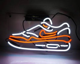 Handmade Sneakers&#39; LED Lamp Room Decor Banner Art Light Neon Sign 14&quot;x7&quot; - £55.02 GBP