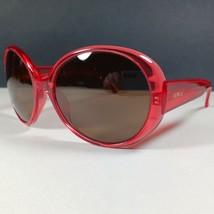 FURLA JUCCA SU4720 Red Translucent Designer Sunglasses - £62.90 GBP