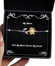 Reusable Mama Gifts, First My Mama Forever My Friend, Christmas Sunflower Bracel - £39.29 GBP