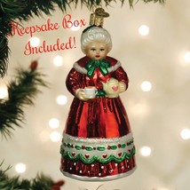 Mrs. Claus Old World Christmas Blown Glass Collectible Holiday Ornament - £23.91 GBP