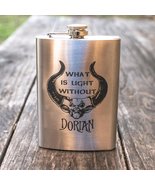 8oz Customizable What is Light Without Flask L1 - £16.90 GBP
