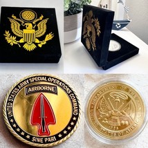 US ARMY SPECIAL OPERATIONS COMMAND Challenge Coin w/ velvet presentation... - $19.79