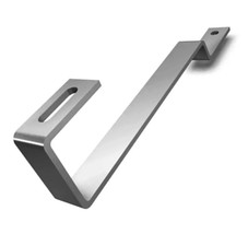 Solar Panel Tile Fixing Bracket Flat Long PV Roof Hook Mounting Rail Steel - $199.16 MXN