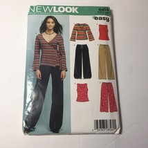 New Look 6414 Size 8-18 Misses&#39; Pants Shirt Top Knit - $12.86