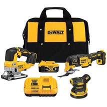 DEWALT 20V MAX Power Tool Combo Kit, Cordless Woodworking 3-Tool Set with 5ah Ba - £488.27 GBP