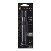 Cross Cross Broad Ballpoint Pen Refill (Pack of 2) - Black - $21.79