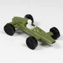 US Military Olive Green &#39;Race Car&#39; Vehicle Vintage Hong Kong Dime Store ... - $9.70