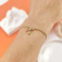 Wholesale Jewelry Streetwear Bow Knot 304 Stainless Steel Plating Bracel... - €1,86 EUR+