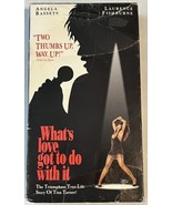 What&#39;s Love Got to Do With It - VHS 1994 - Angela Bassett - Story of Tin... - £3.91 GBP