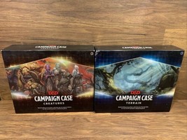 Dungeons And Dragons D&D Campaign Case Terrain & Creature Both Lot of 2 New NIB - £14.90 GBP