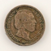 1889 Netherlands 10 Cent Coin (F) Fine Condition - £25.77 GBP