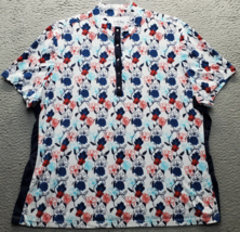 Coral Bay Golf Polo Shirt Women 2X Multi Floral Performance Short Sleeve... - $402.11 MXN