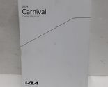 2024 Kia Carnival Owners Manual [Paperback] Auto Manuals - $122.49
