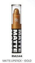 Rk By Kiss Matte Lipstick Gold Color Matte Lipstick RMLS44 - £2.32 GBP