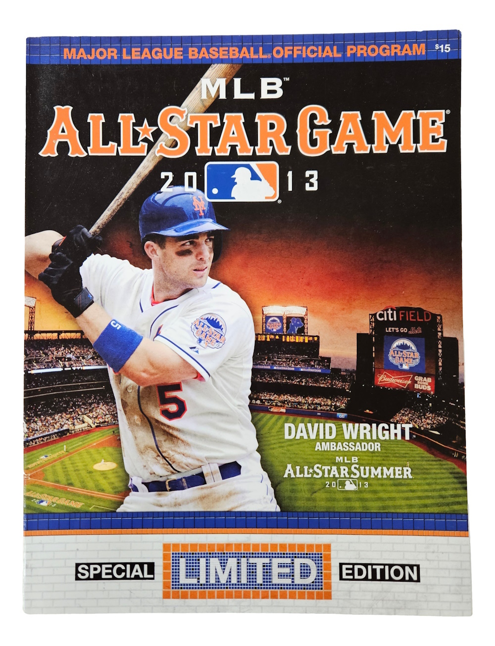 2013 MLB All Star Game Program - $9.69