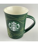 STARBUCKS Coffee Cup Green 2020 Tree Swirl 10 oz Mug - £9.17 GBP