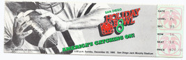 1985 Holiday Bowl Game Ticket Stub Arkansas Arizona State - £231.53 GBP
