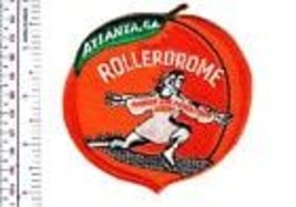 Vintage Roller Skating Rollerdrome Atlanta, Geeorgia Promo Patch - £7.85 GBP