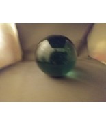 Vintage Green Art Glass Paperweight ~ Controlled Bubbles ~ 4” Tall - $962.61 MXN