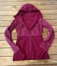 Lululemon Women’s Reversible Hooded jacket size S Pink A4 - $58.41