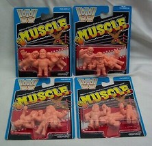 Full Set Wwe Wwf M.U.S.C.L.E. Men Mattel Wrestling Figures Muscle Men New - £23.23 GBP