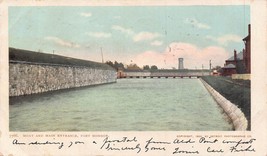 Fort Monroe Virginia~Moat &amp; Main ENTRANCE~1905 Photo Postcard - £7.01 GBP