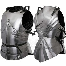 Médiévale Jeu de Rôle Gothique Acier Et Fabriqué Métal Breast-Plate Armor Veste - £281.49 GBP