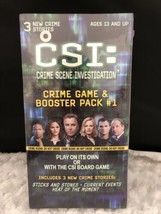 NEW SEALED CSI Crime Scene Investigation Game Booster Pack #1 - £11.84 GBP