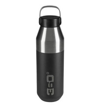 360 Degrees Vacuum SS Narrow Mouth Bottle 750mL - Black - £34.78 GBP