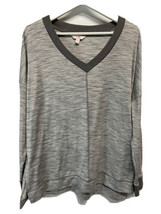 Secret Treasures Light Gray Cozy Casual Knit Top Long Sleeve XL 16/18 - $17.79