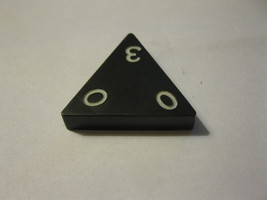 1985 Tri-ominoes Board Game Piece: Triangle # 0-0-3 - £0.78 GBP