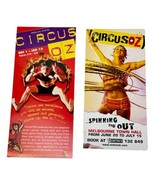 Circus Oz Lot 2 Flyer Ad Melbourne Australia Ephemera 2006 - £22.46 GBP