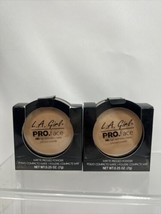 (2) L.A. Girl Pro Face HD Matte Pressed Powder Medium Beige 0.25 oz Makeup KG - £7.75 GBP