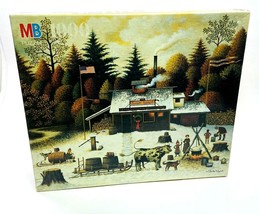 Charles Wysocki  Puzzle Milton Bradley Vermont Rock Maple Tree Tappers V... - £9.87 GBP