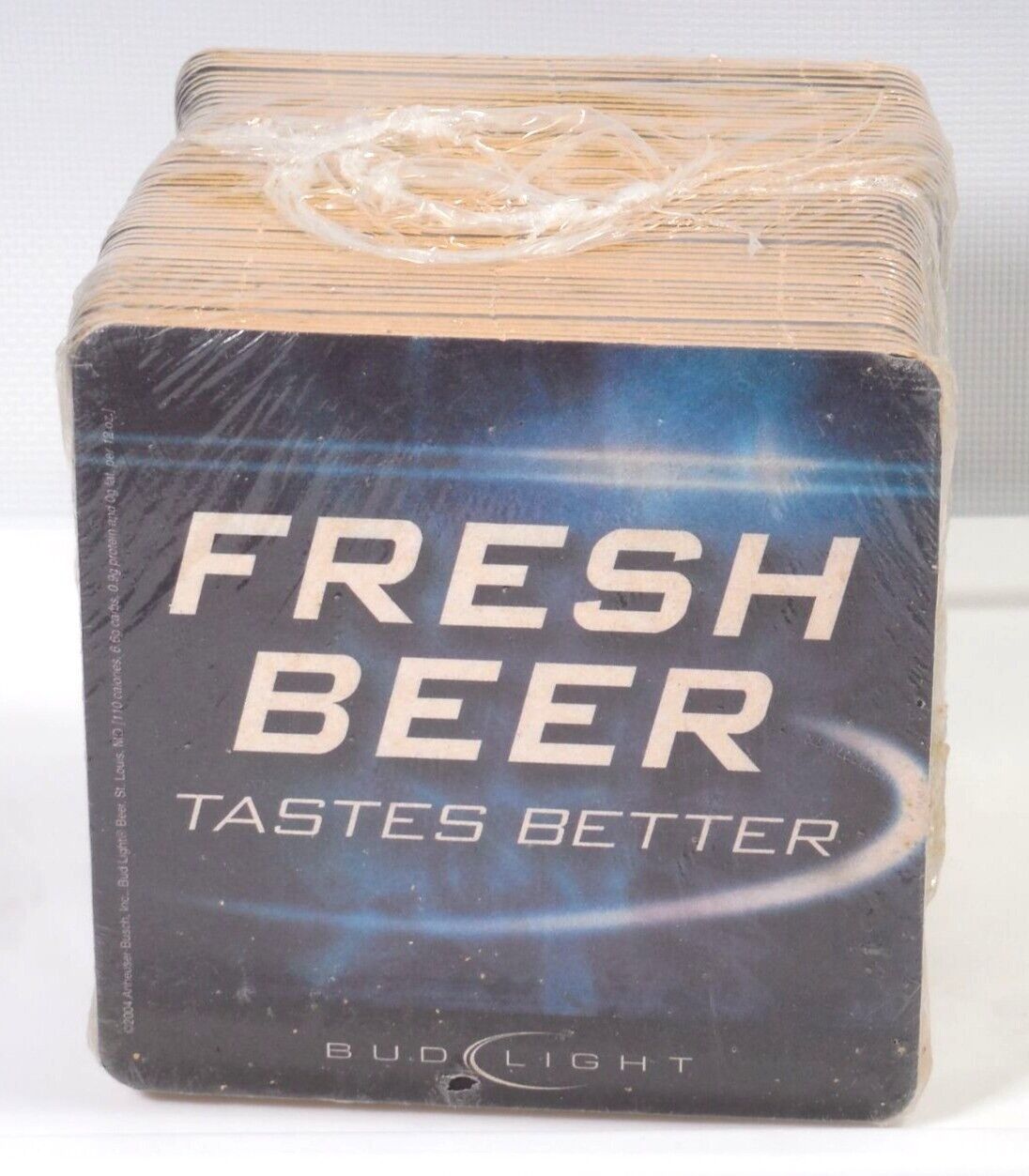 Anheuser Busch Fresh Beer Tastes Better Bud Light Beer Coaster sealed 50 pack 20 - $11.65