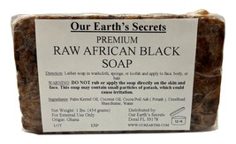 Our Earth&#39;s Secrets Raw African Black Soap, 1 lb. - $32.66