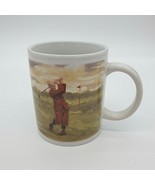 Vintage Golfer Coffee Tea Mug 2002 Thirstystone Resources Collector Putt... - £13.81 GBP