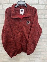 Atlanta Falcons NFL Full Zip Jacket Men Size L Red Color - £13.93 GBP