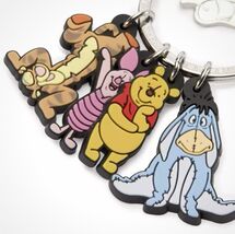 Disney Winnie the Pooh and Pals Multi-Charm Keychain - Piglet, Tigger, E... - $27.99