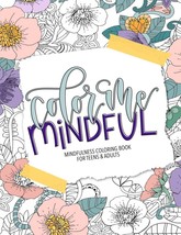 Mindfulness Coloring Book for Teens  Adults - Paperback By June  Lucy - NEW - £10.29 GBP