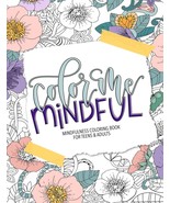 Mindfulness Coloring Book for Teens  Adults - Paperback By June  Lucy - NEW - £10.26 GBP
