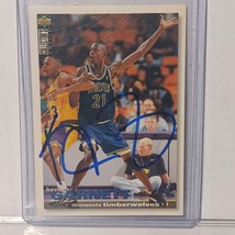 Upper Deck #275 RC Kevin Garnett NBA HOF Signed Autographed COA Celtics - £74.58 GBP