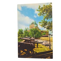 Postcard Des Remparts Street Quebec Canada Chrome Posted - $6.92