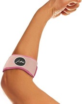 Tennis Elbow Brace &amp; Golfers Elbow Band One Size Fits All Pink NEW - $19.16 CAD