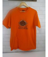 Men&#39;s Size L Orange New Orleans Harley Davidson T-Shirt - £11.97 GBP