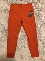 90 Degree By Reflex Women&#39;s Power Flex Yoga Pants Orange Size XL High Waist - $22.63