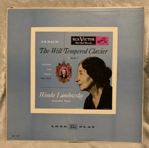 J.S. Bach The Well-Tempered Clavier Book 1 #1-8  33 rpm Record  (MB2 #17) - £3.99 GBP